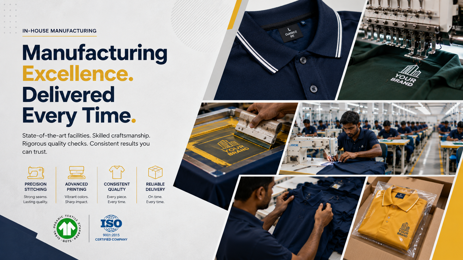 Manufacturing excellence delivered every time — VK Apparel
