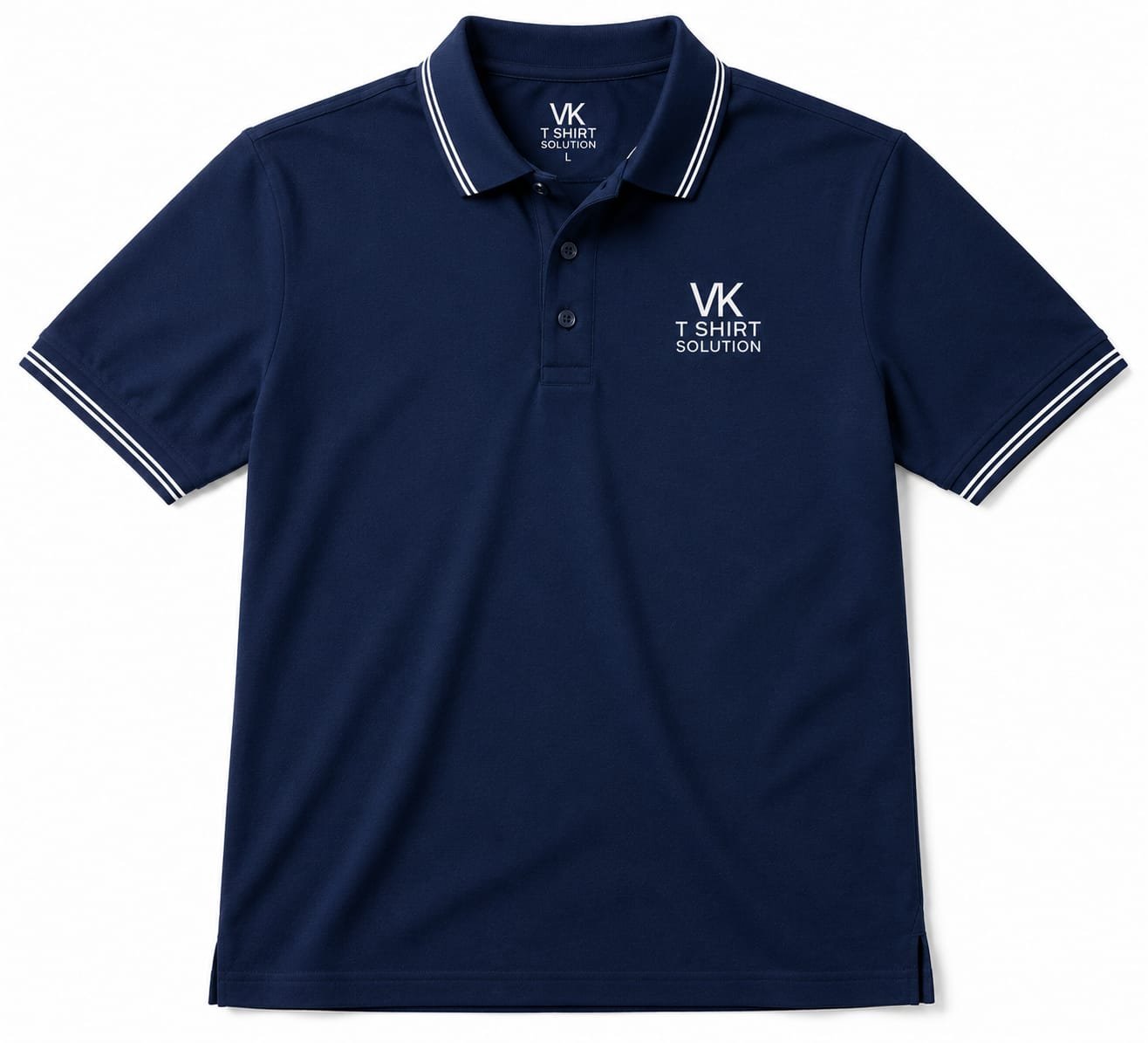 Yellow VK Apparel branded polo